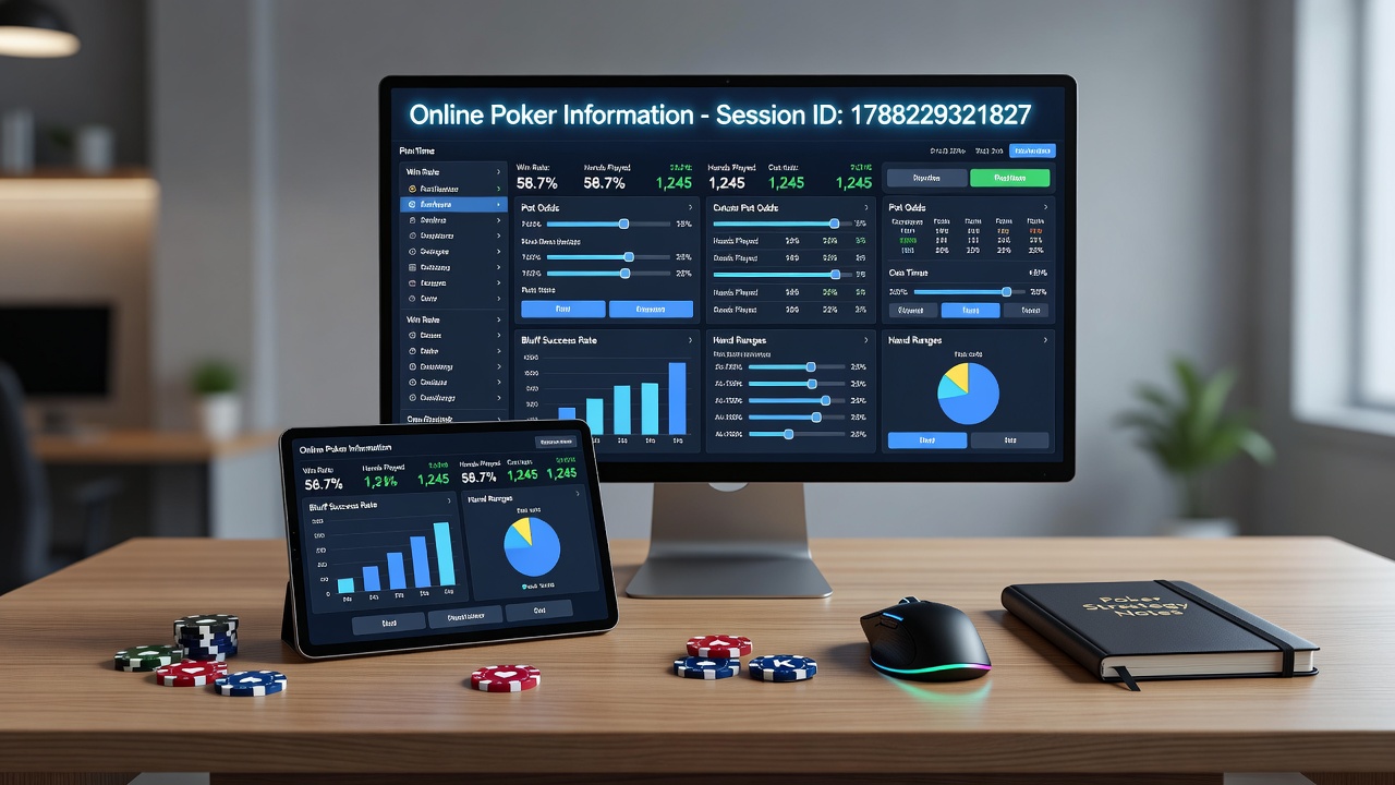 Secure online poker registration interface with verification steps and regulatory compliance indicators
